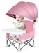 Fauteuil pliable pour enfants avec plateau repas