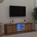 Prolenta Maison Exclusive - TV-meubel met LED-verlichting, ambachtelijk eikenhout, 120x30x36 cm