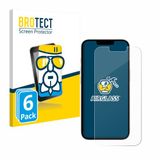 BROTECT Screenprotector 6 Pièces pour Apple iPhone 17e Verre de Protection transparent