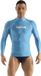 Seac RAA Long Evo rashguard met lange mouwen voor heren - UV zwem en snorkeltop - Lichtblauw - XXXL