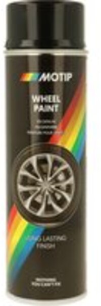 Motip Spray 500ml Velgenlak Hoogglans Zwart - 8711347209729