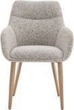 DÉJA Living Eetkamerstoel Noé - Beige/Naturel - Set van 2