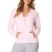Hanes Ecosmart herentrui, fleece, volledige rits, capuchon, sweatshirt., Lichtroze, M