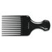 3 Claveles Afro Style Comb Universeel Haarkam Zwart 1 stuk(s)