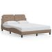 vidaXL Bedframe Zadar Cappuccino 140x190 cm