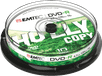 Emtec Pack 10 DVD-R 4.7 GB 16 x Cakebox (ECOVR471016CB)