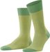 FALKE Fine Shadow gedessineerd katoen sokken heren groen - maat 39-40