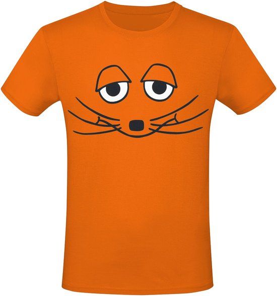 Die Sendung mit der Maus Die Maus Heren T-shirt - oranje - L