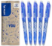 PILOT - Set van 5 FriXion Ball 05 - Blauwe Uitwisbare Pen