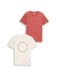 TOM TAILOR 1049340 T-shirt pour garçon (1 pièce), 39448 - rouge lavé