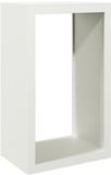 vidaXL Haardhoutrek wit 60 x 40 x 100 cm staal