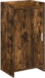 vidaXL Schoenenkast Gerookt eiken 48 x 36 x 92 cm Bewerkt hout