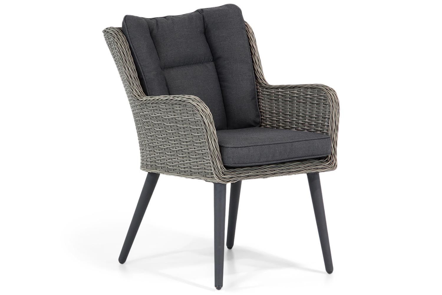 Garden Collections Boston Dining Tuinstoel - Antraciet/Grijs