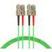 Glasfaser-Patchkabel Duplex-Patchkabel SC-SC OM5, 5m LSZH 3mm limettengrün