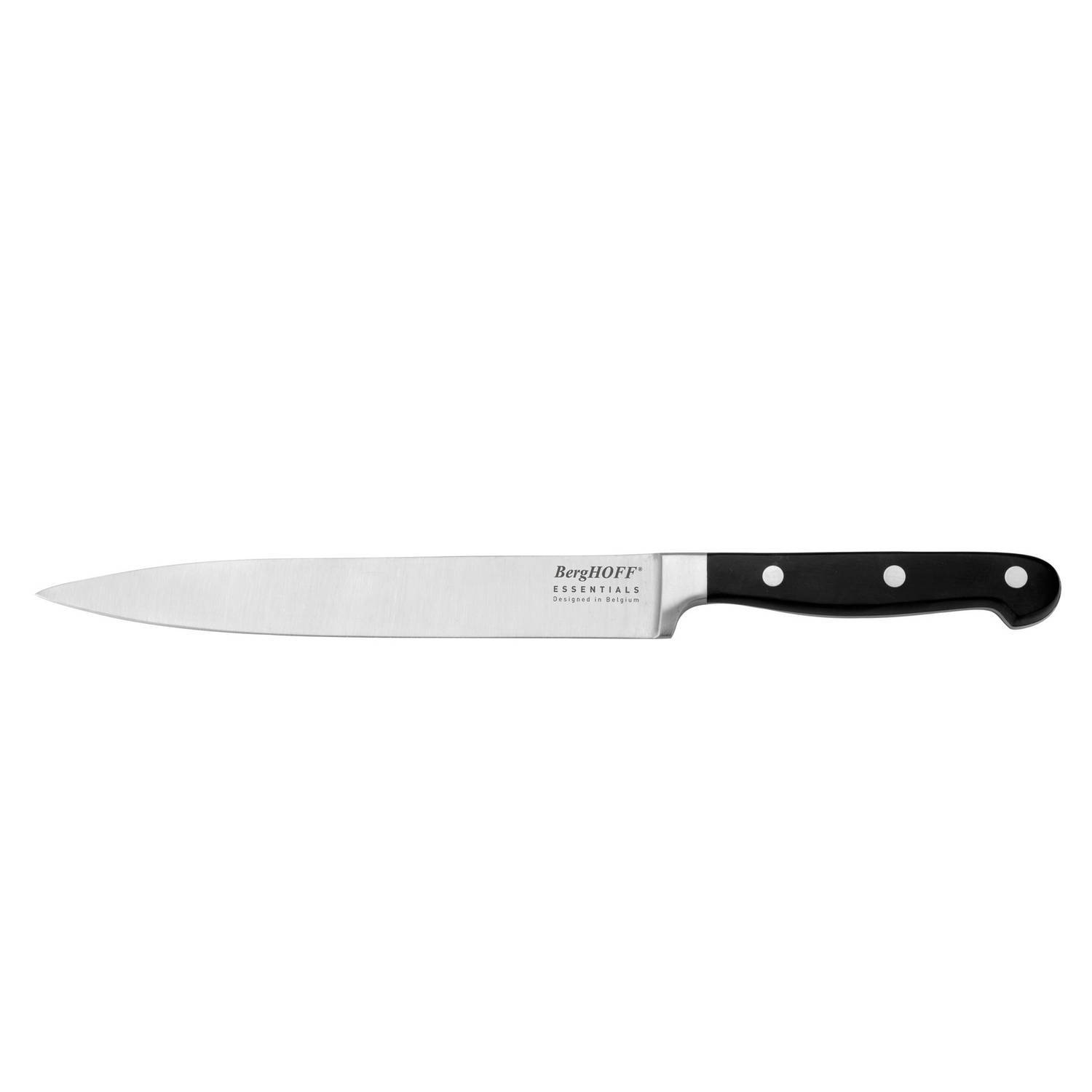 BergHOFF Trancheermes 20 cm, Zwart - Roestvrij staal - BergHOFF|Essentials Line