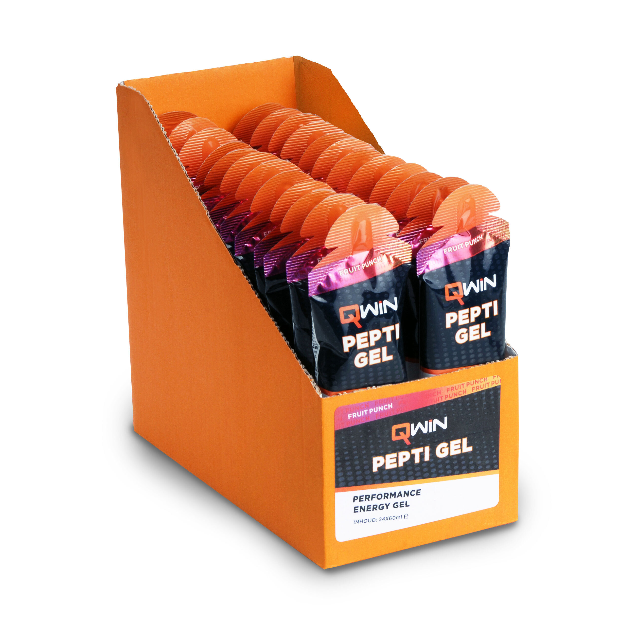 Qwin Pepti Gel Fruit Punch Box