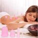 New Age Devi Massagecups - Set van 4 stuks - Roze - Inclusief massageborstel