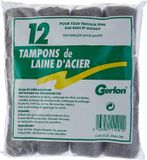 Gerlon Sachet de 12 Tampons pour travaux fins sur Bois/métaux, Gris