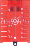 Merkloos / Sans marque Bol Magnetische Vloerlaser Richtplaat - Laser Doelkaart - Zichtbaarheid Laserlijnen Verbeteren - Verbetert Laser Zichtbaarheid 1.3x - 105 x 75 mm