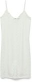 VERO MODA VMKIM SLIP SHORT DRESS JRS GA Dames Mini jurk XL Snow White Polyester/Elastaan Lente/Zomer 2025