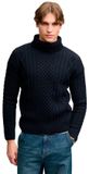 Superdry - Jacob Cable Coltrui - Heren - Sweaters - M - Eclipse Navy
