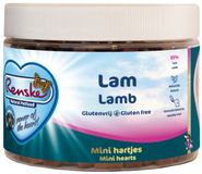 Renske Gezonde Beloning Mini Hartjes Hondensnack Lam - 6 x 300 gr - Voordeelverpakking