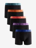 Next - Heren - Set van 5 boxershorts - Zwart