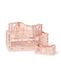 HEMA Caisse pliante à lettres recyclée rose pâle