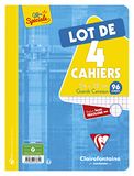 Clairefontaine 643361C Pak met 4 Geniete Schriften