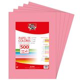 Fixo bladen 80 g, papier, roze, A3