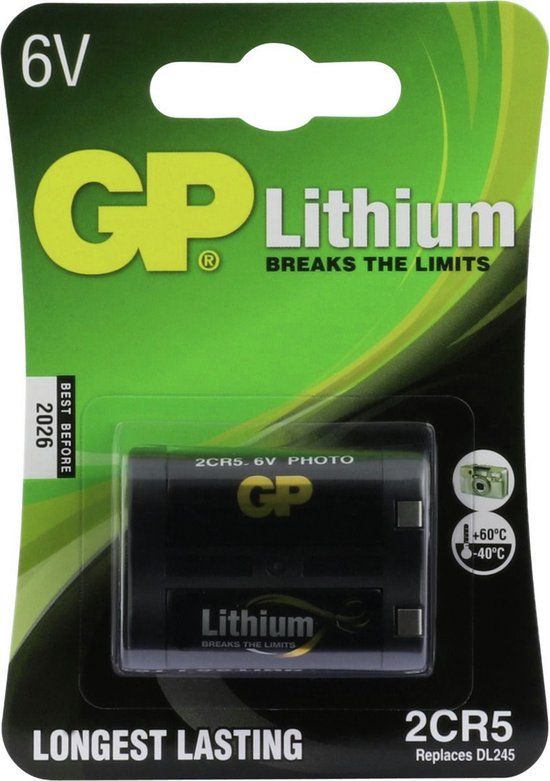 GP Batteries Ultra Plus Alkaline 1604AUP - Huishoudelijke batterij - 9V - 1 stuk