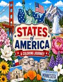 States of America "A coloring Journey"