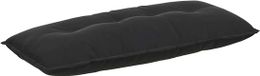 vidaXL Rugkussen Zwart 120 x 50 cm Corduroy stof