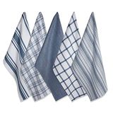 DII oversized, ultra-absorberend, professionele kwaliteit, luxe keuken Dishtowel voor dagelijks gebruik, 18 x 28 inch set van 5 - grijs