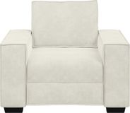 vidaXL Fauteuil Crème Fluweel 100x78x84 cm