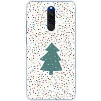 1001 coques Xiaomi Redmi 8 kerstboom bedrukt siliconen hoesje