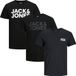 Jack & Jones Heren t-shirt 3 pack Corp