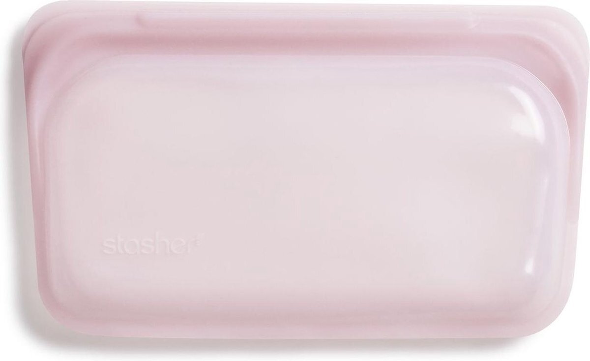 Stasher Vershoudzakje 13 X 24 Cm Siliconen Roze 293 Ml