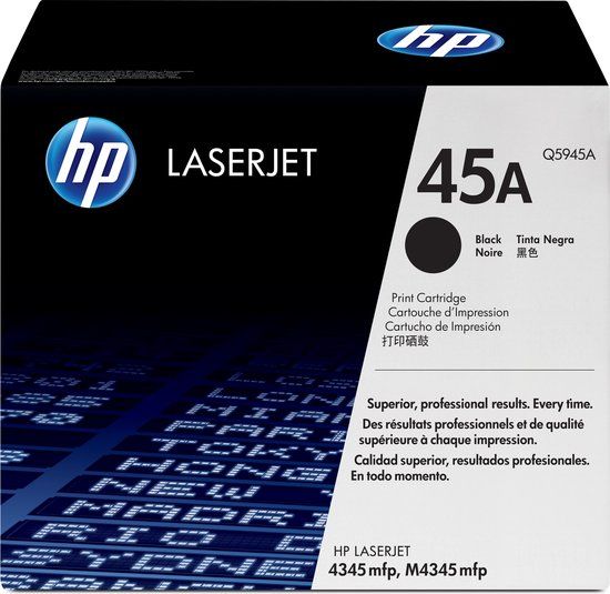 HP 45A Originele Zwarte LaserJet Tonercartridge