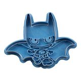 Cuticuter Batman Chibi Superhelden uitsteekvorm, blauw, 8 x 7 x 1,5 cm
