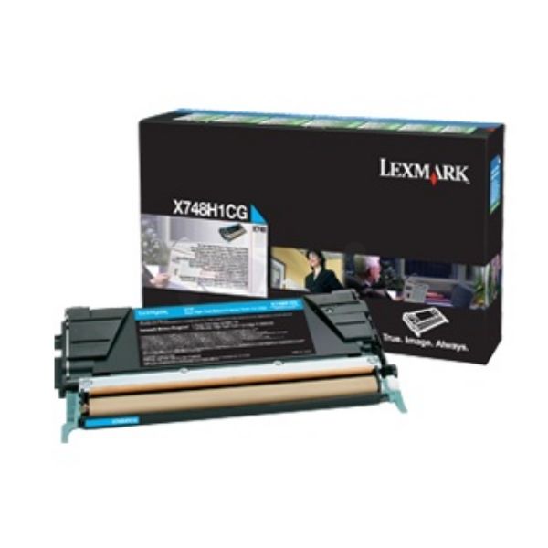 Lexmark X748H3CG toner cartridge cyaan (10000 pages)