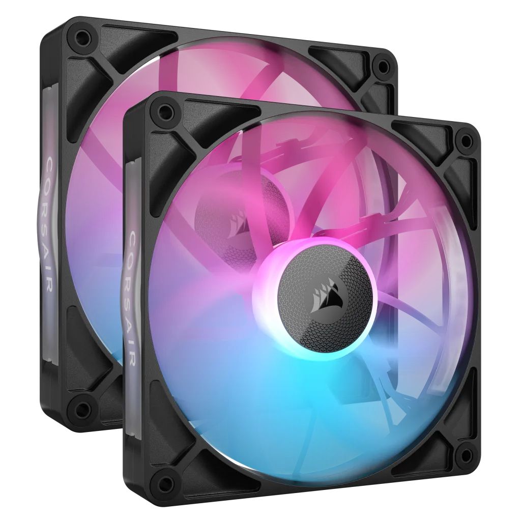 Corsair iCUE LINK RX140 RGB 140mm Fan - 2 Pack - Black