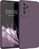 kwmobile telefoonhoesje geschikt voor Samsung Galaxy A53 5G - Hoesje met siliconen coating - Smartphone case in Bleke iris