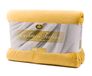 Gözze - Premium kasjmier feel knuffeldeken voor de woonkamer, 500 g/m², 220 x 240 cm, mosterd