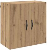 vidaXL Wandkast 60 x 31 x 60 cm Bewerkt hout Artisan Eiken