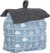 Item International ITEM Deurstopper maritiem huis - blauw - polyester