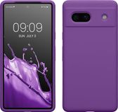 kwmobile telefoonhoesje geschikt voor Google Pixel 7a - Hoesje met siliconen coating - Smartphone case in orchidee lila