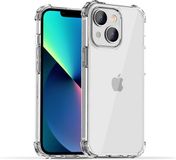 Smartphonica Hoesje Geschikt voor iPhone 13 Transparant Flexibel met Stootrand