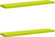 vidaXL - 2-delige Bankkussens VUGHT - 100% Polyester - Vert vif