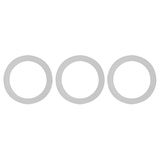 Excelsa Rubberen ringen en filter, voor koffiezetapparaat, 6 kopjes in blisterverpakking, 3 stuks